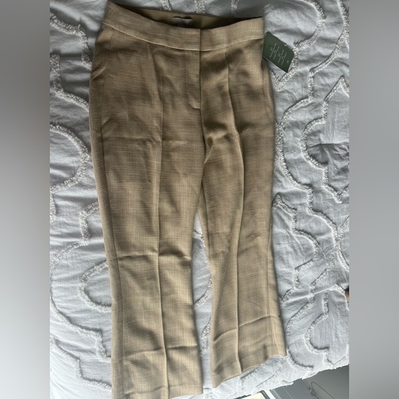 Flared Dress Pants in Beige - Picture 5 of 9
